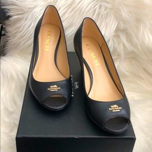COACH Wedge black Shoes